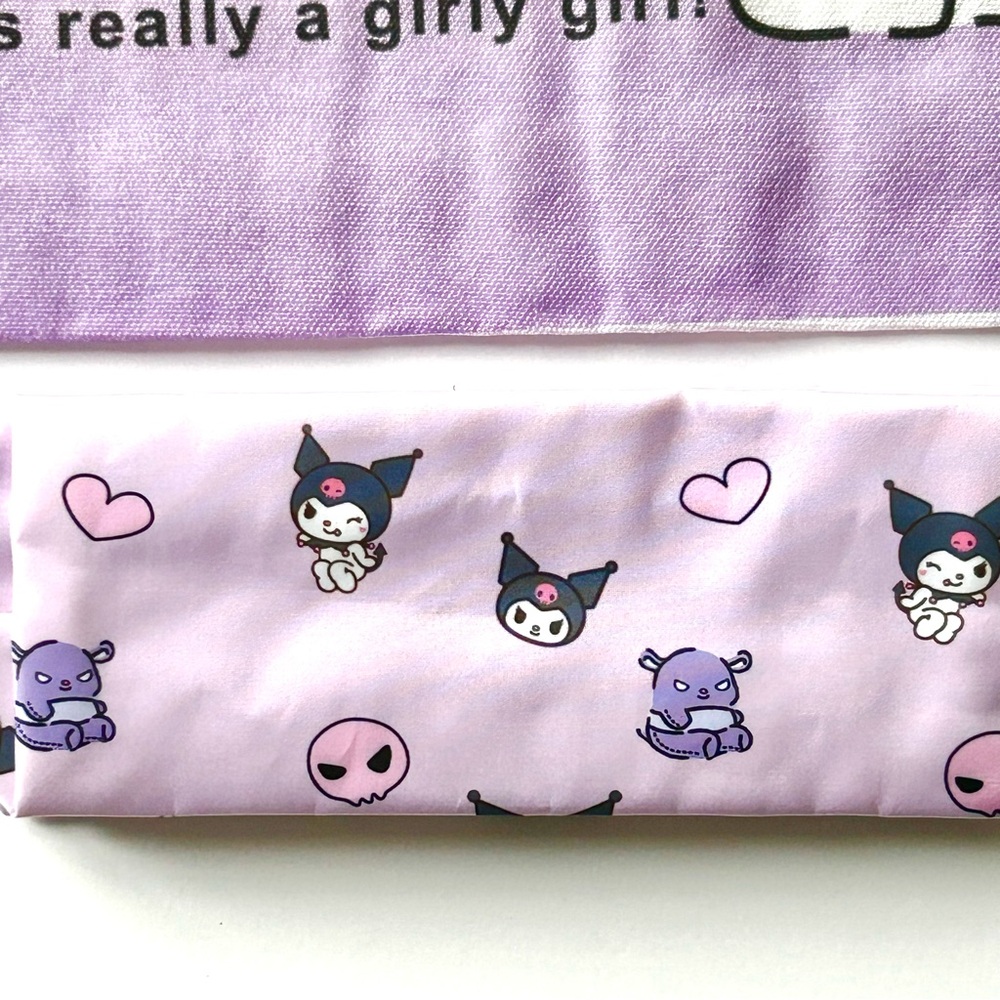 💜Kuromi Adorable 7-Piece Tote Bag Bundle - Picture 6 of 10